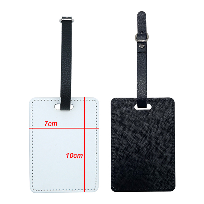 برچسب چمدان سابلیمیشن PU با اسلات
