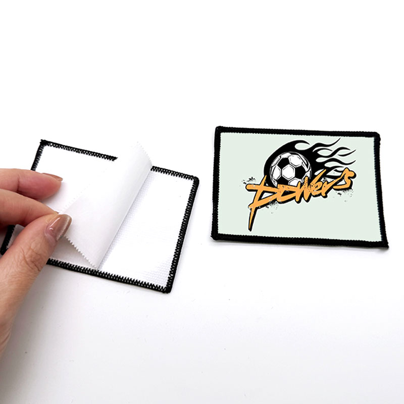 3 1/2 'x 2 1/2' مستطیل سابلیمیشن پارچه مرو پچ با چسب