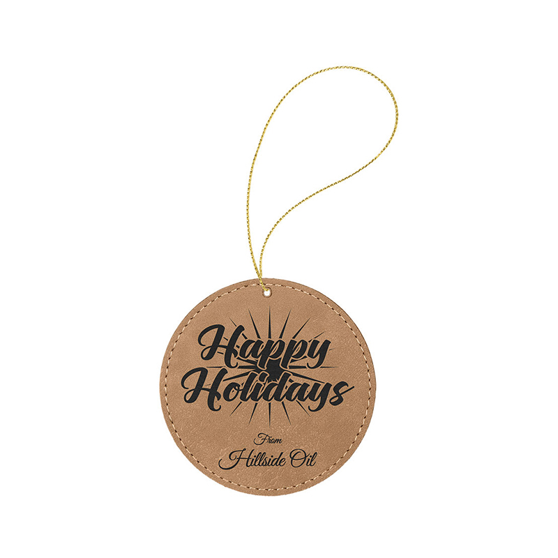 زیور آلات گرد چرم لیزری