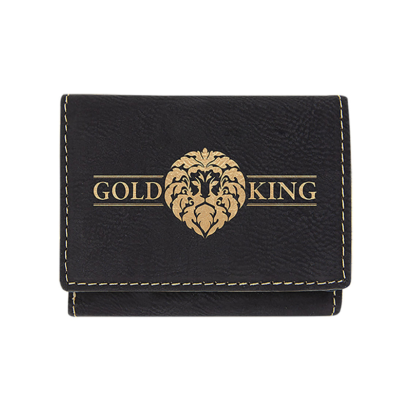 کیف پول چرمی لیزری Trifold