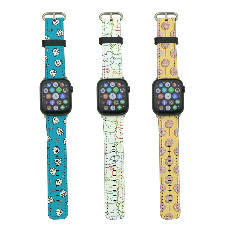 بندهای ساعت اپل iWatch PU Sublimation برای سری 4/5-44 میلی متر