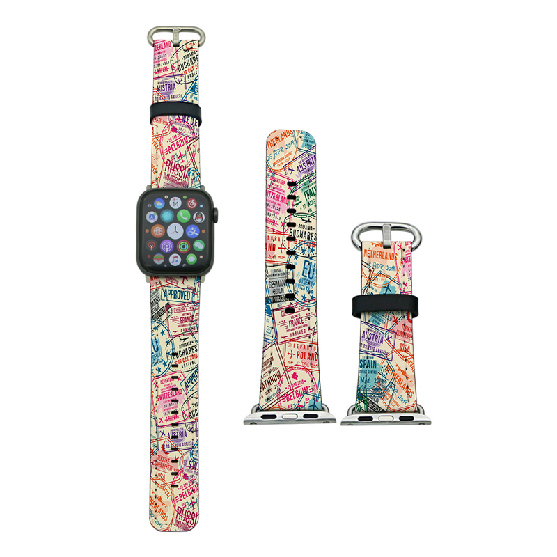 بندهای ساعت اپل iWatch PU Sublimation برای سری 4/5-40 میلی متر