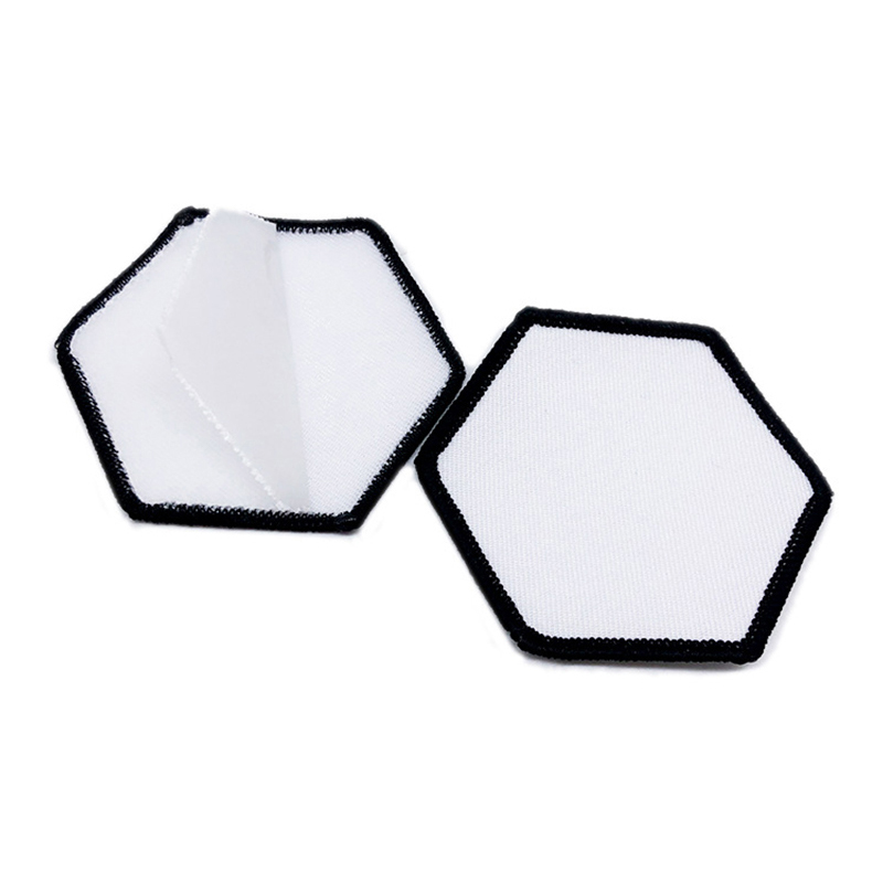 2 1/2 اینچ x 2 1/2 اینچ وصله چرم سابلیمیشن مربعی با چسب